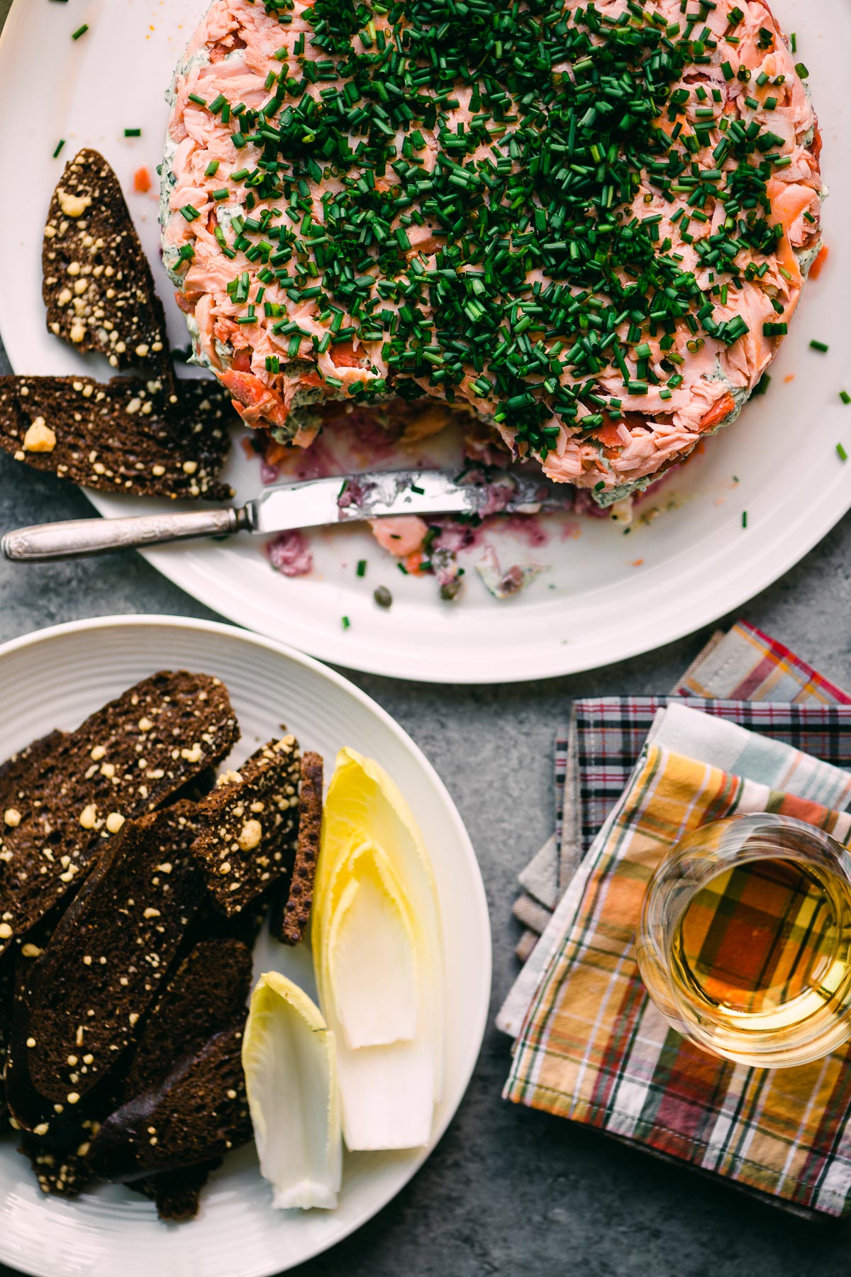salsa di salmone affumicato con erba cipollina