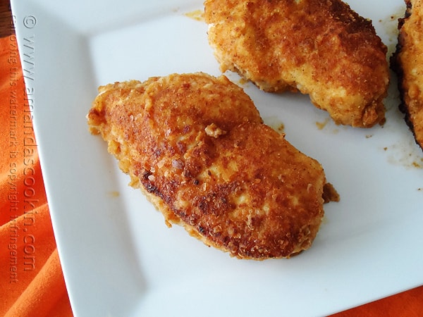 Amanda's Cookin 'Oven Fried Chicken Seni @amandaformaro