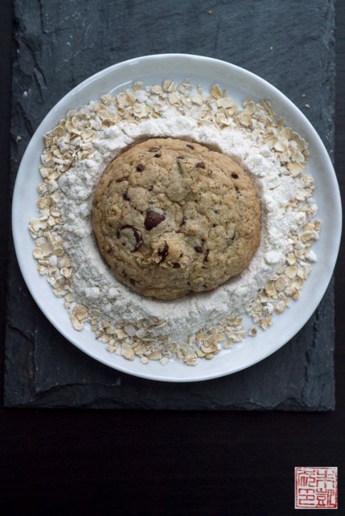 Biscotti al cioccolato con fiocchi d'avena GF