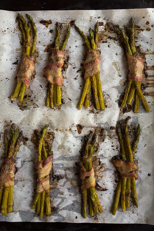  arrosto con pancetta e asparagi 