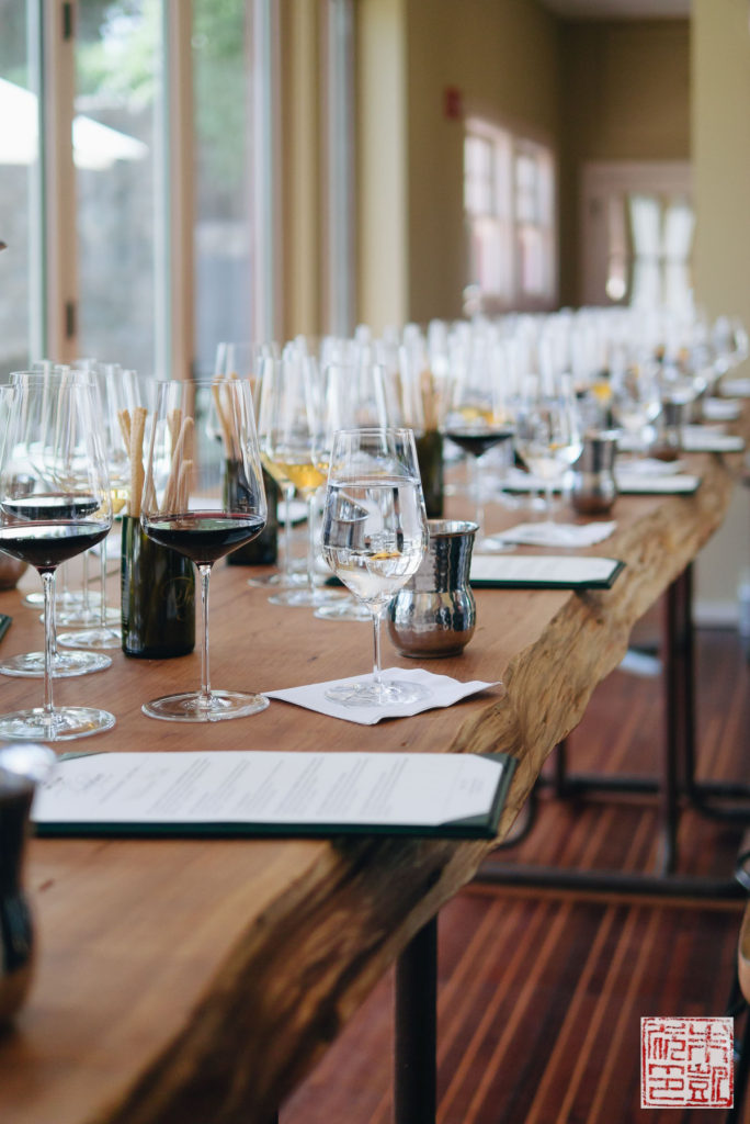 Sala di degustazione della riserva di Trefethen