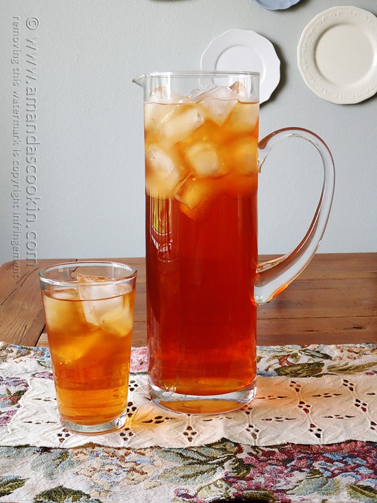 Copycat del tè alla pesca dell'olivo di Amanda Formaro di Amanda's Cookin '
