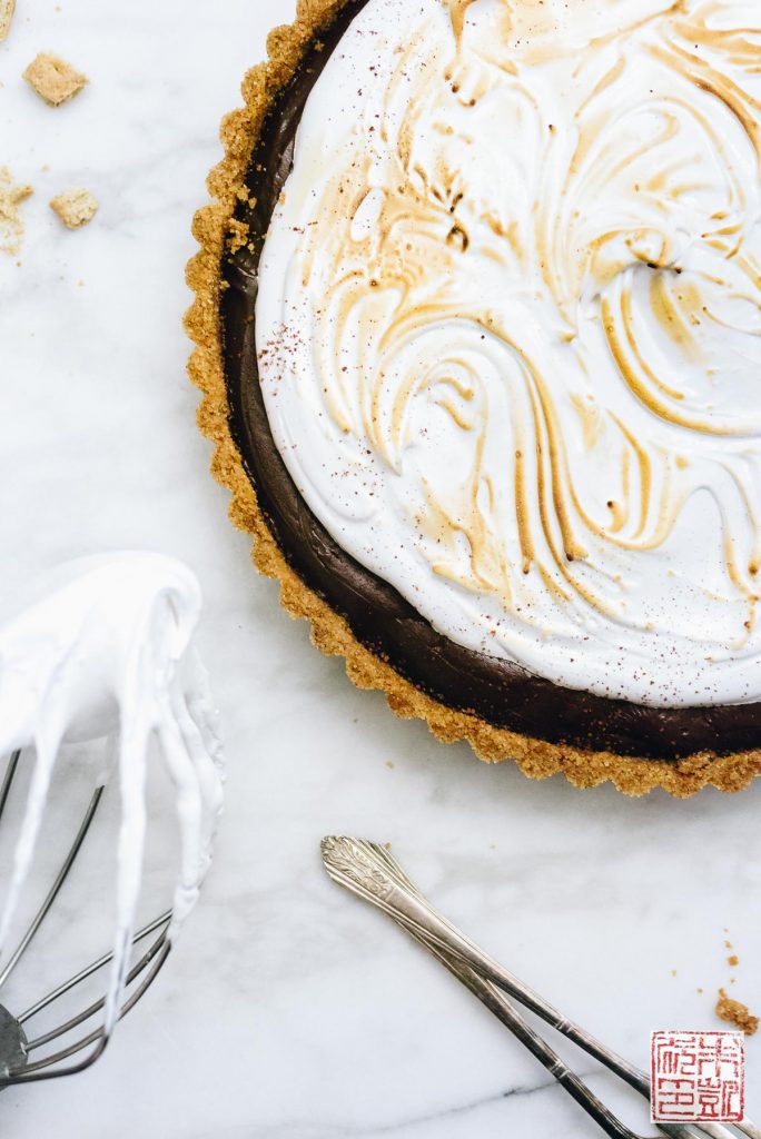 Dettaglio S'mores della torta di whisky