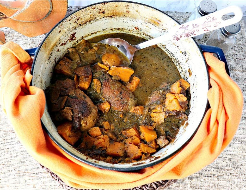 Petti di pollo arrostiti con sidro di mele con patate dolci e zenzero - kudoskitchenbyrenee.com
