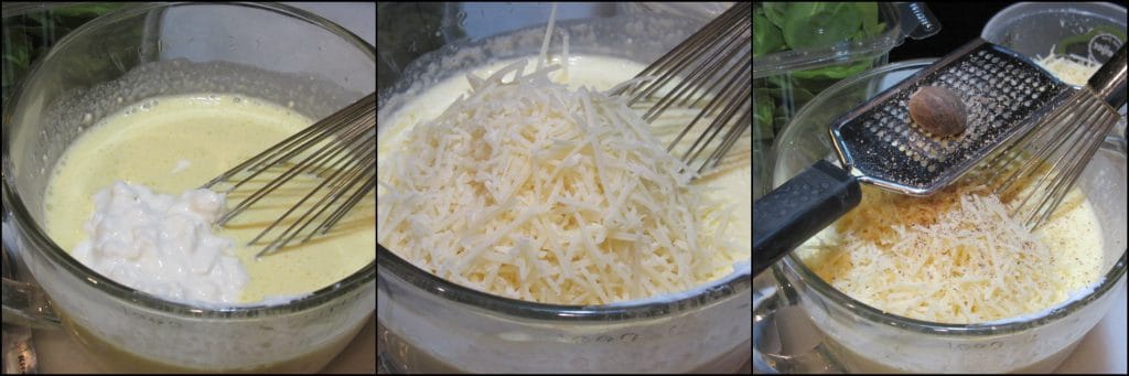 Come realizzare tutorial fotografici di casseruola di spinaci con crema di keto. - www.kudoskitchenbyrenee.com