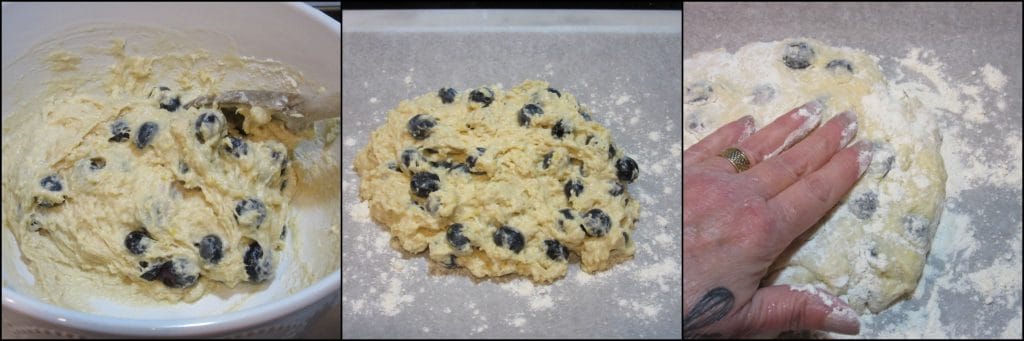 Focaccine Crostate al Limone e Mirtillo; Gara con glassa di limone e vaniglia - www.kudoskitchenbyrenee.com