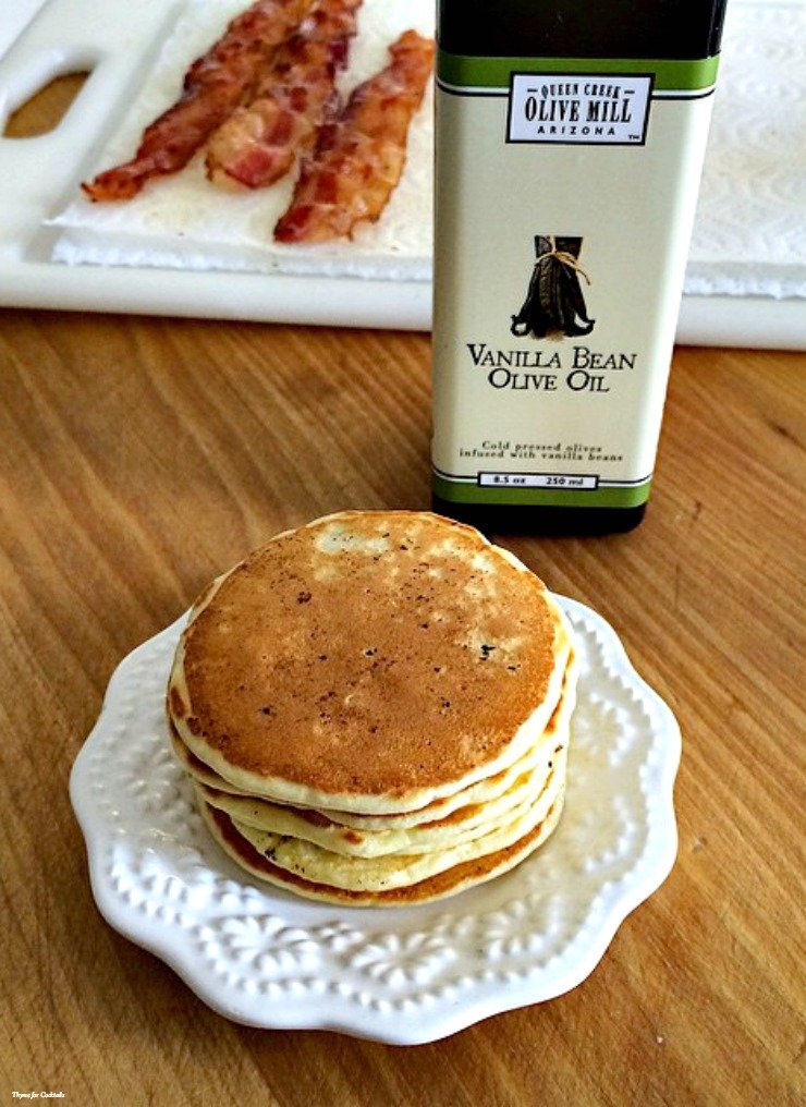Tortillas con olio d'oliva e vaniglia ~ timo per cocktail