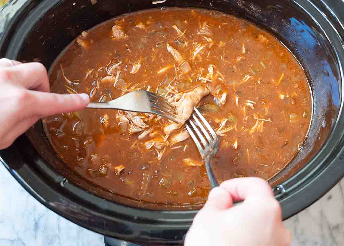 Chili di pollo a cottura lenta