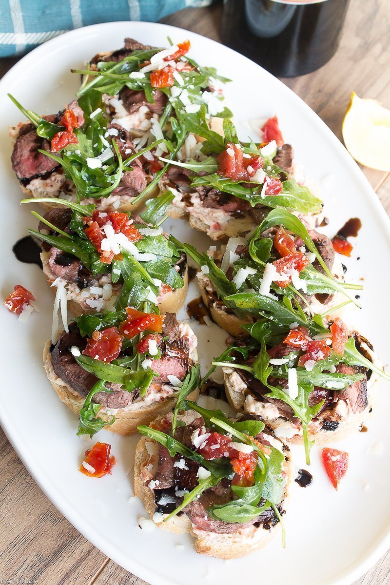 Crostini di bistecca balsamica