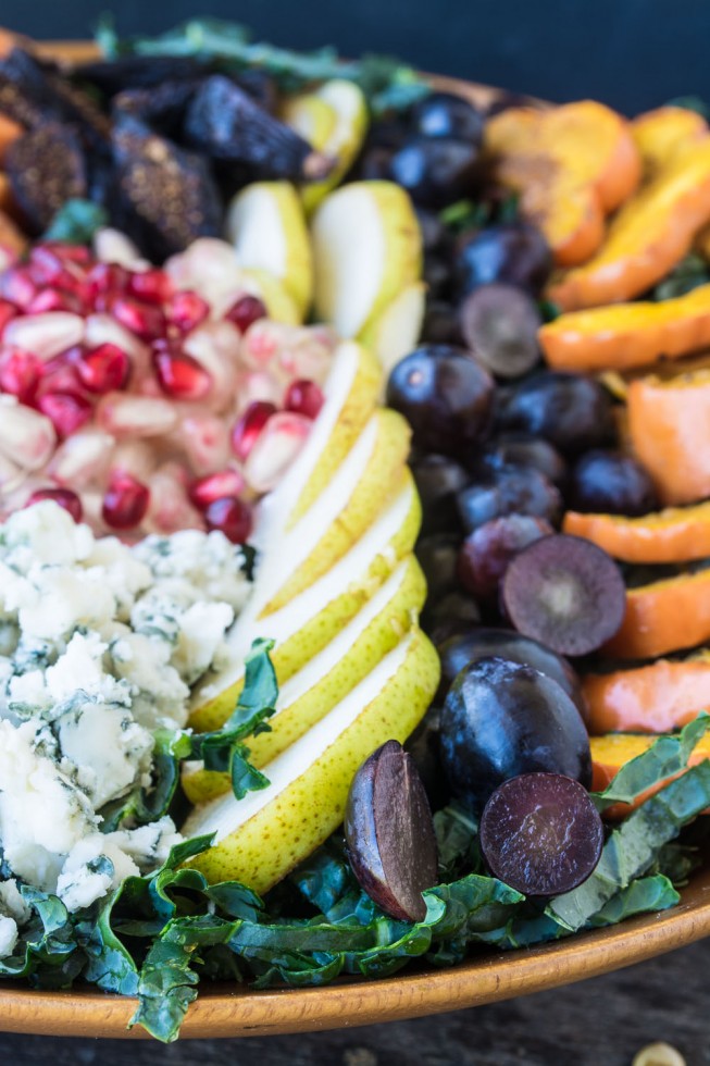 Insalata autunnale con vinaigrette al melograno