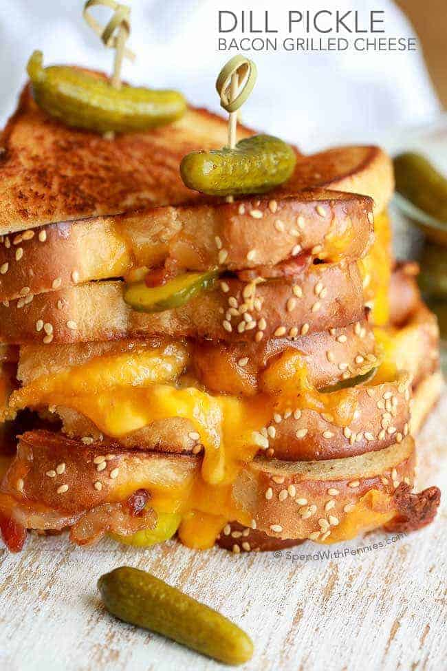 Dill Pickle Bacon Grilled Cheese-30