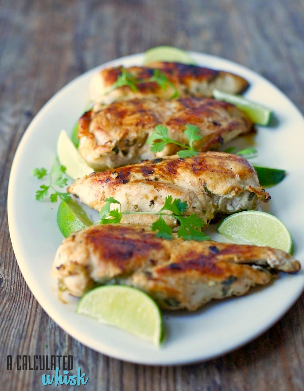 Pollo al lime e coriandolo | acalculatedwhisk.com