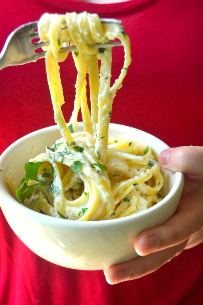Lemony Fettucine Alfredo 8