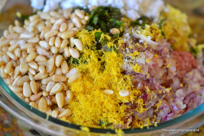 Ingredienti marocchini di polpette di limone e cardamomo