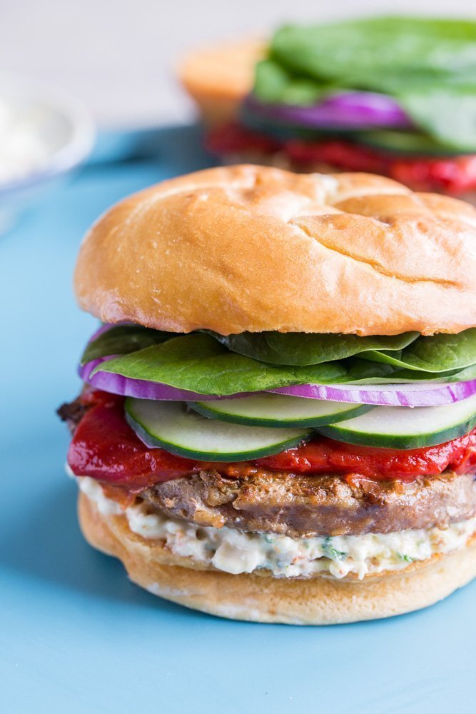 Ricetta Burger di tacchino greco