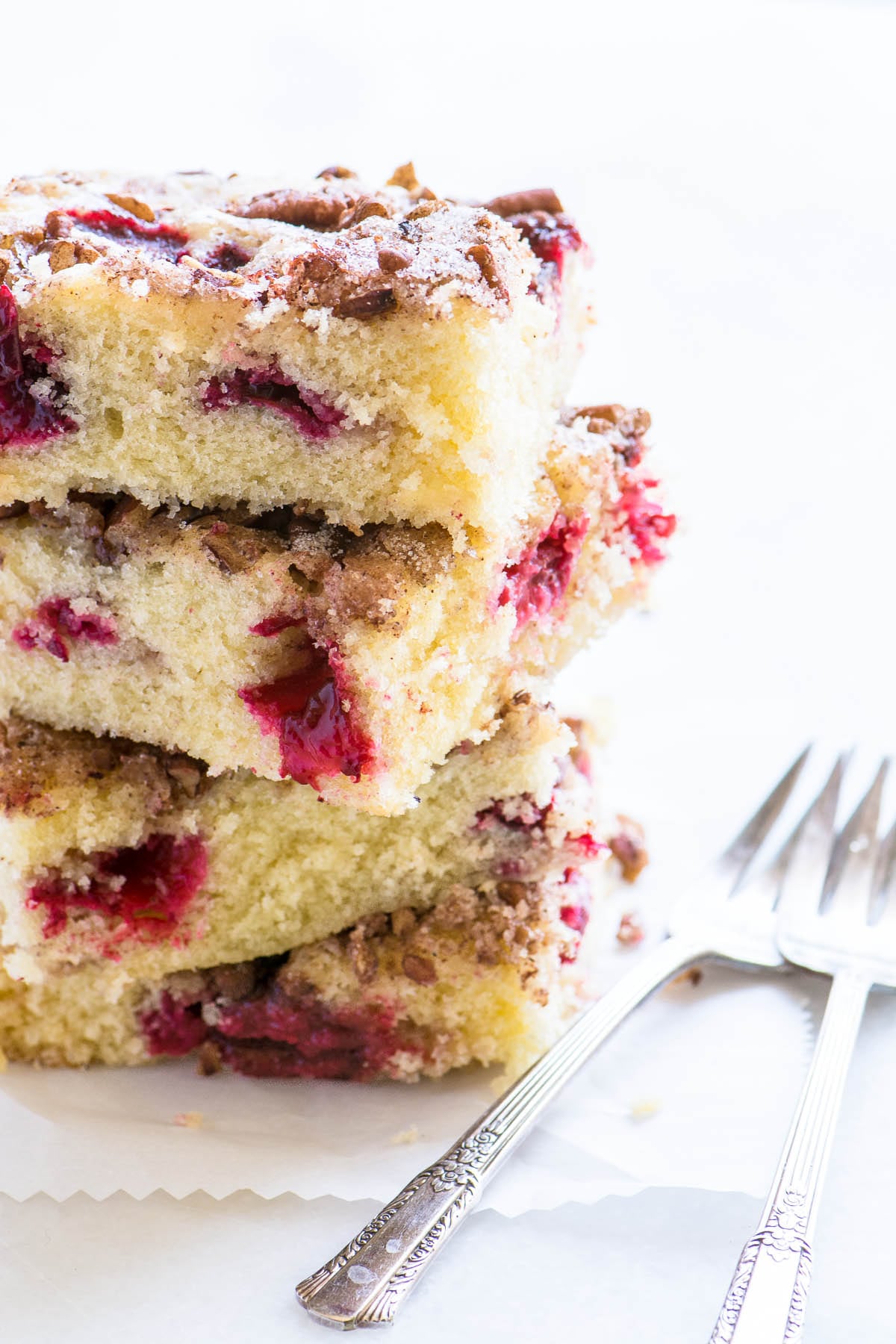 Pezzi di plumcake Blitz Kuchen, impilati