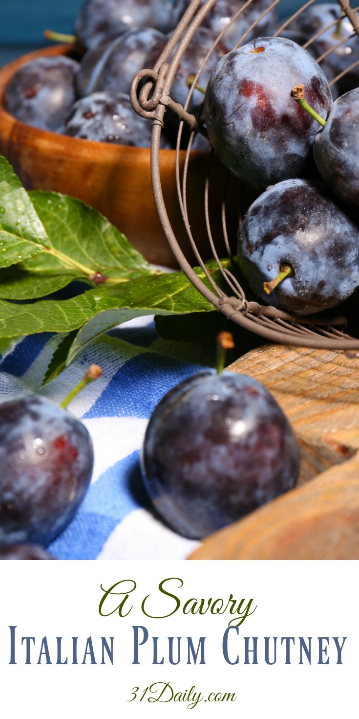 Un gustoso chutney di prugne italiano | 31Daily.com