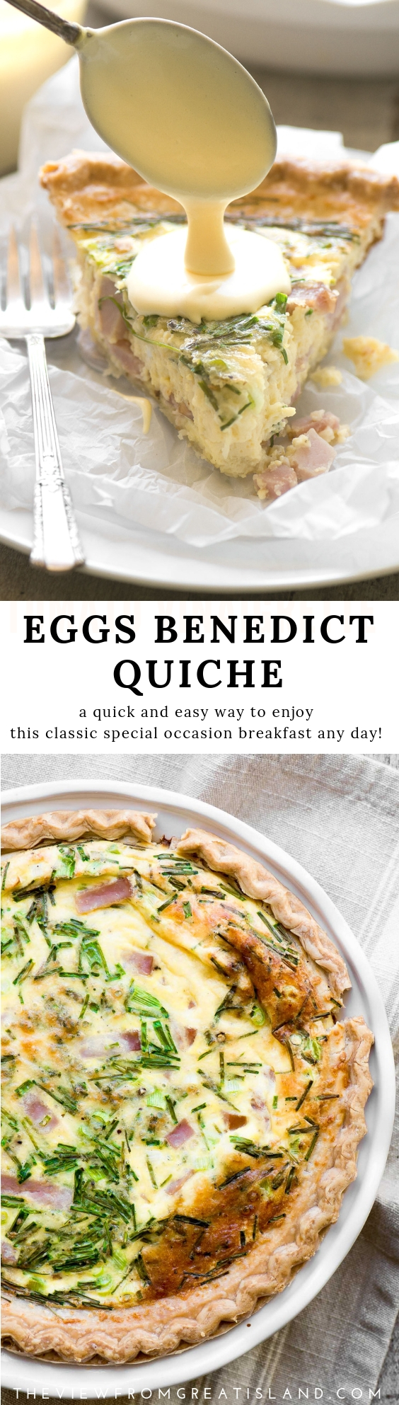 pin quiche di uova alla benedict