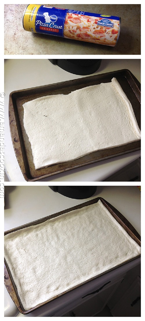 Pizza al pane all'aglio: senza pane all'aglio da AmandasCookin.com @amandaformaro