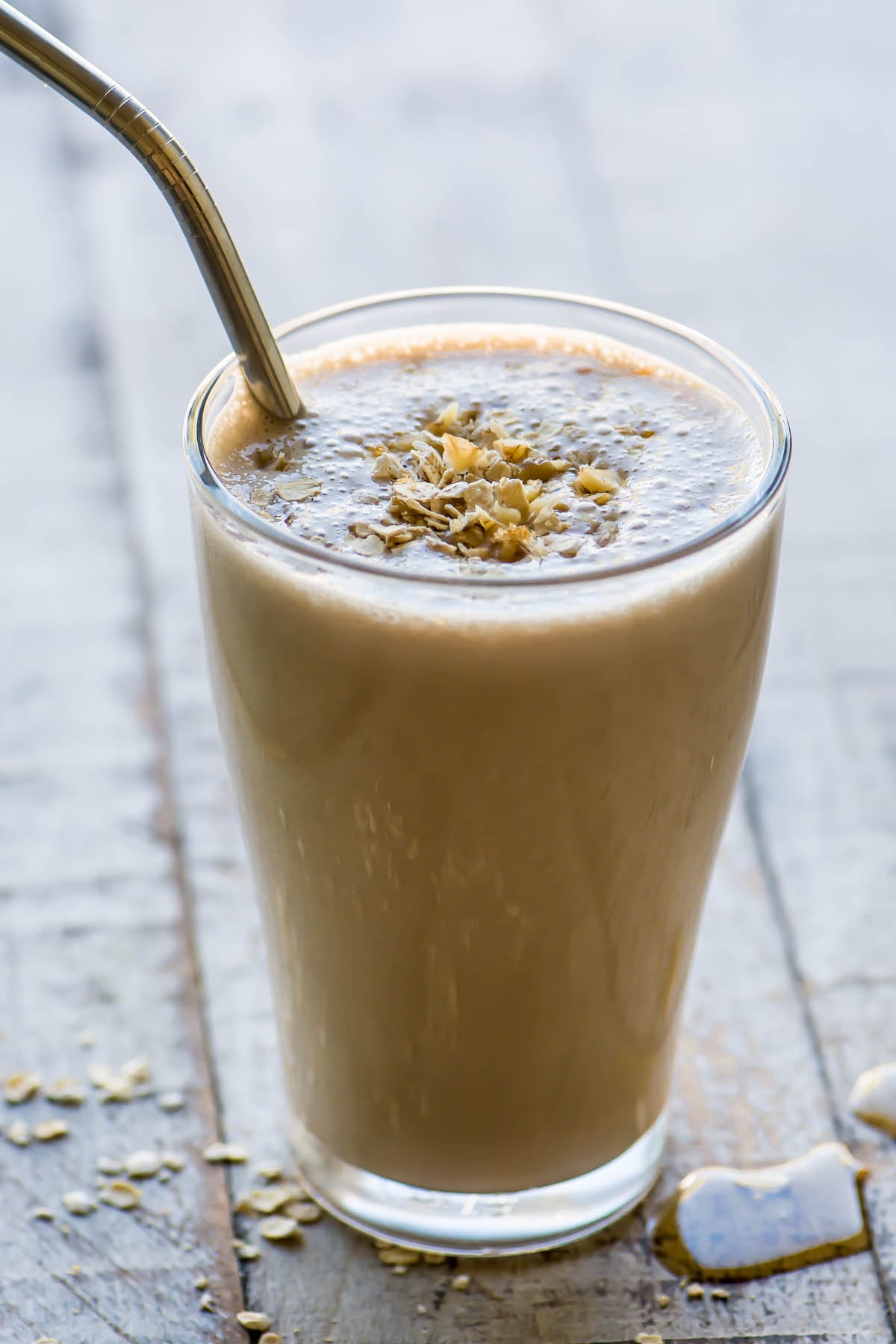 Frullato di farina d'avena e acero caldo