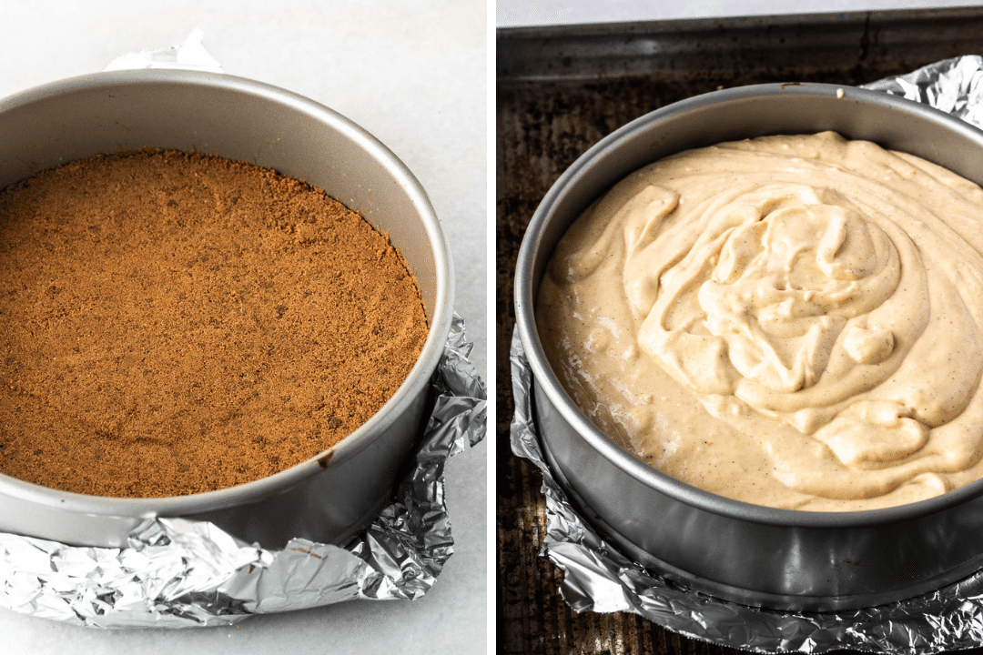 preparare la cheesecake alla zucca