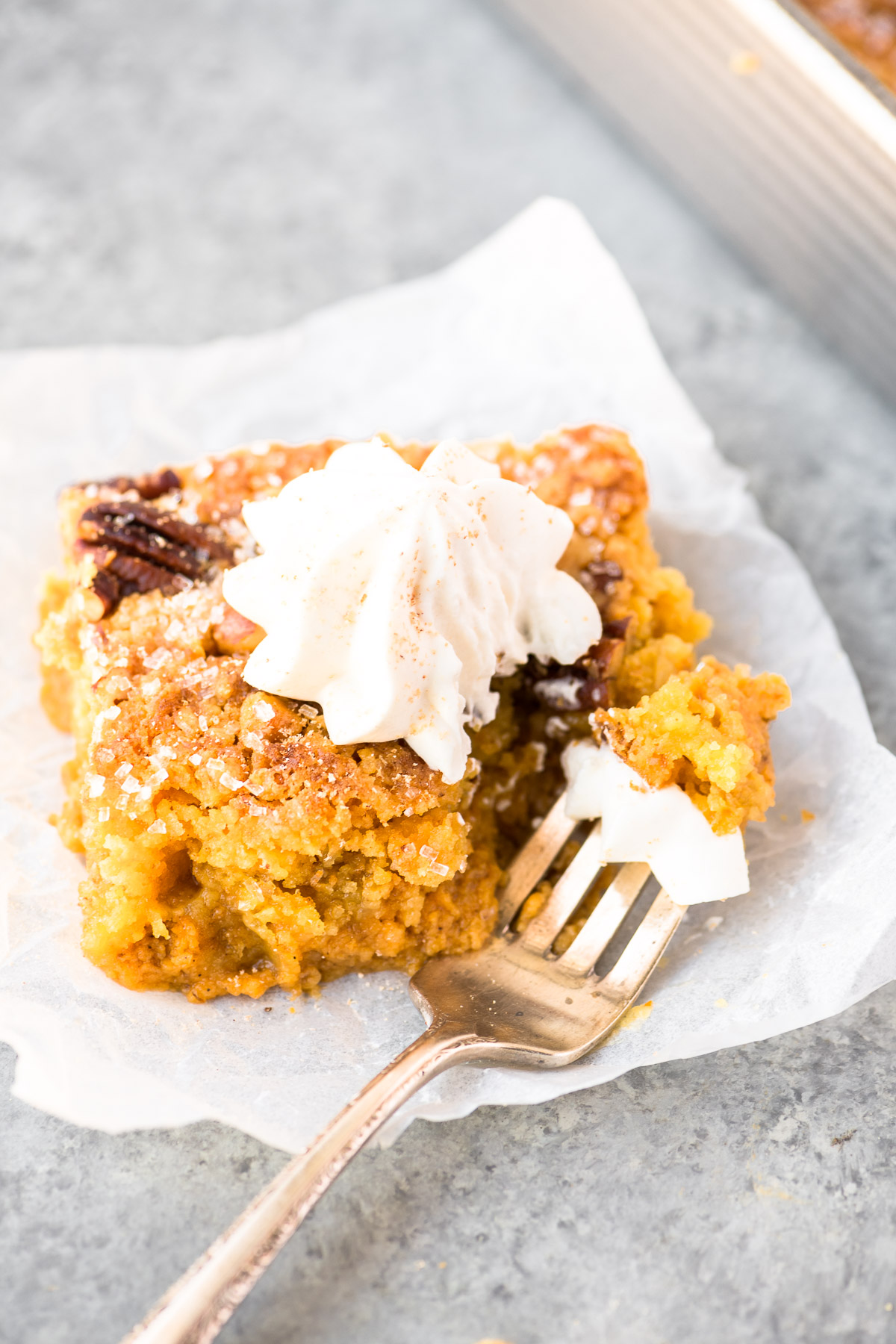 Torta Di Zucca Croccante Con Panna Montata Alla Noce Di Acero