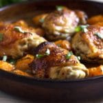   Pollo al forno con albicocca.  www.keviniscooking.com 