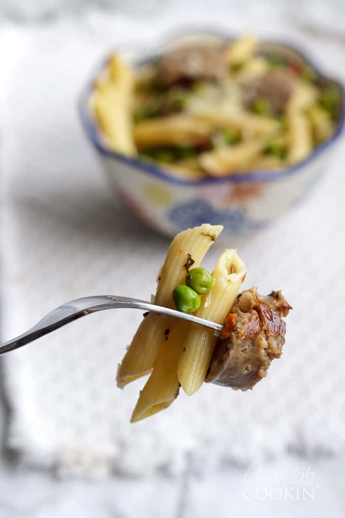 tenedor de pasta