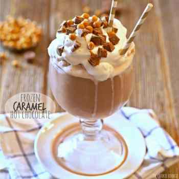 Cioccolata Calda Congelata Al Caramello! Proprio come Serendipity. Facile, divertente e delizioso per tutta la famiglia! Il | Cookie novizio