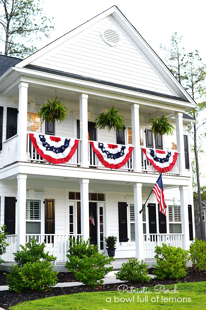 Idee ispirate al portico estivo patriottico | 31Daily.com