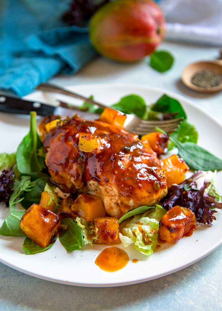 BBQ Pollo al forno e barbecue