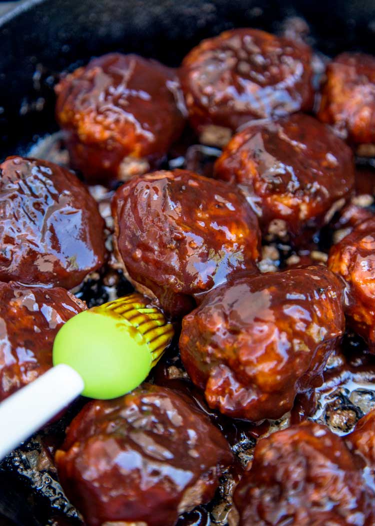 Albóndigas ahumadas BBQ