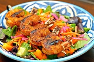 Ancho Chipotle Chili Cal Camarones A La Parrilla