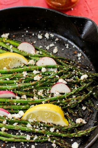 Espárragos Asados ​​con Especias Tajin