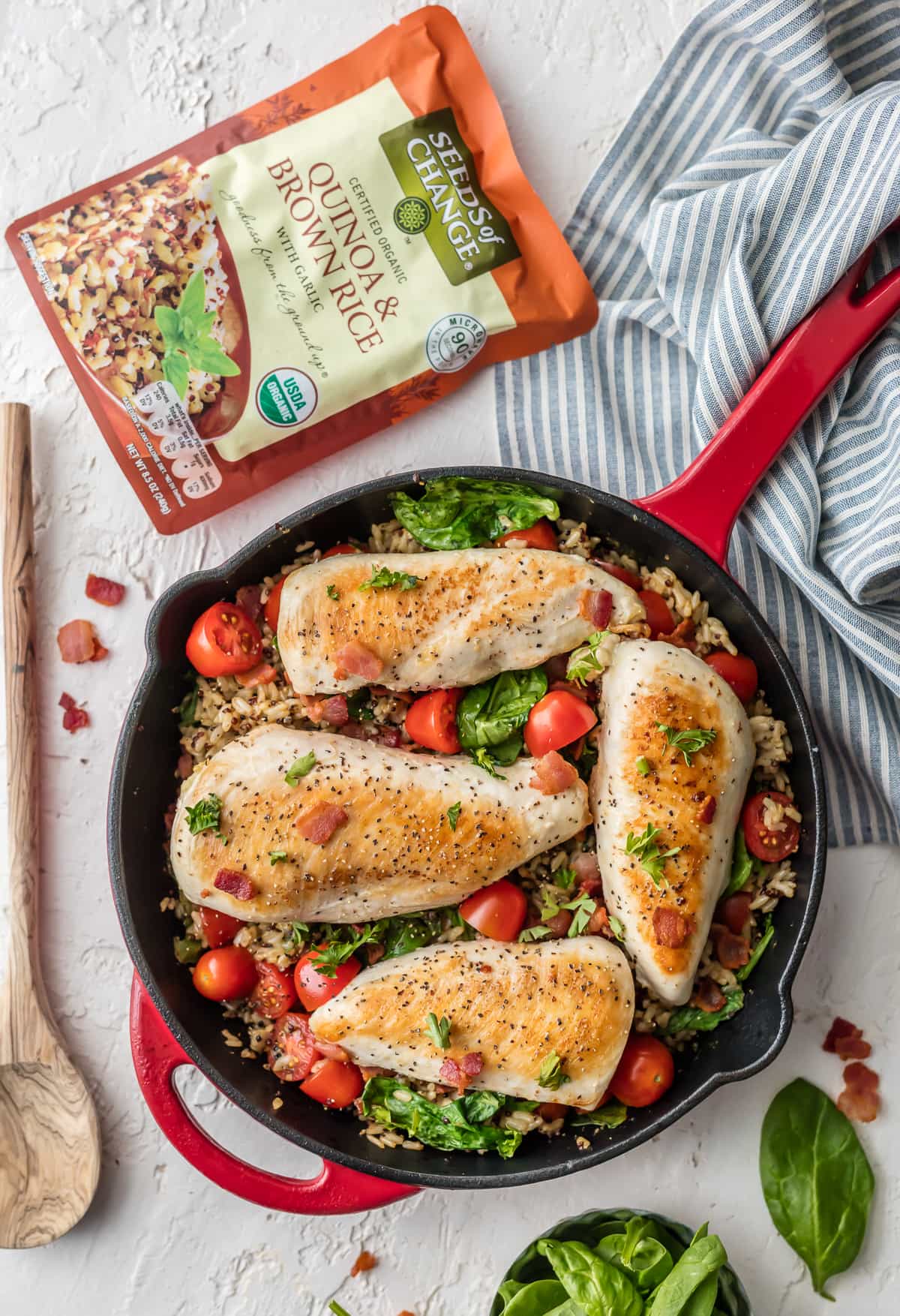 BLT Padella di pollo e riso