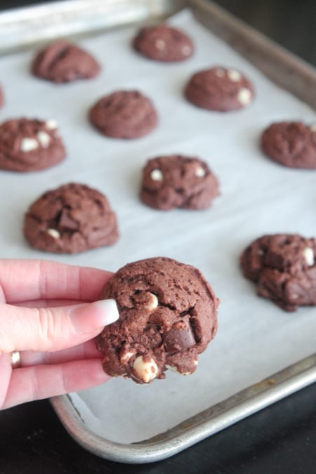 Galletas con chocolate caliente