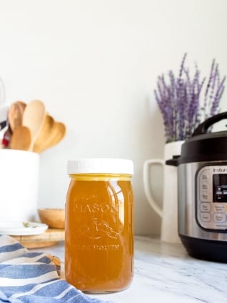 Instant Pot Chicken Stock (small batch)