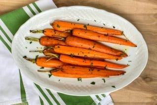 Zanahorias Asadas Con Perejil Y Tomillo