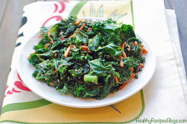 Kale salteado