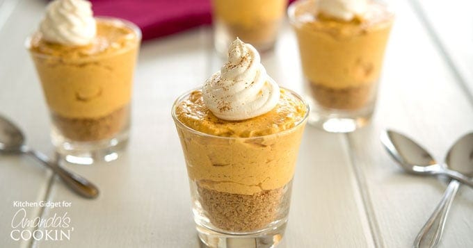 Pastel de queso con calabaza sin hornear