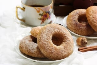 Donuts de sidra de manzana al horno a la antigua