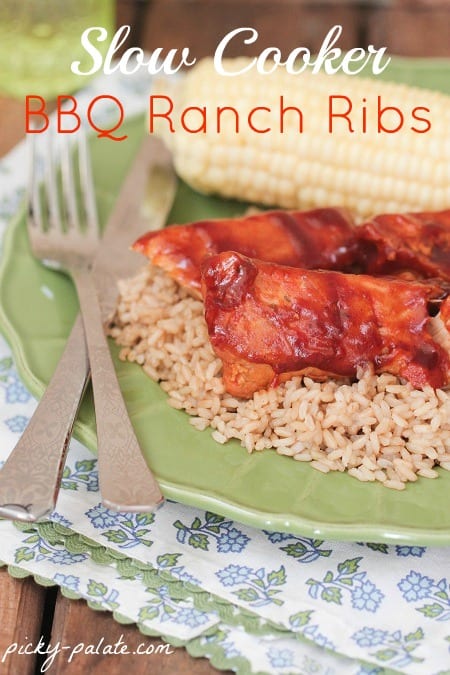 Costillas de cocciĂłn lenta BBQ Ranch Country