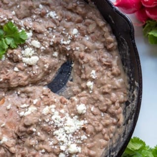 Frijoles refritos auténticos