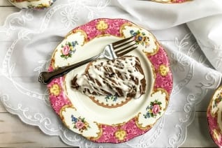 Doble Scones De Chocolate Con Mantequilla Vainilla Glaz