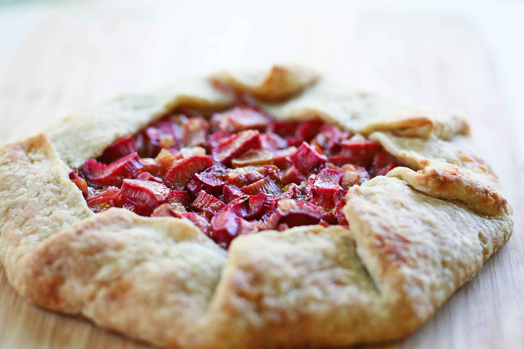 Rhubarb Ginger Galette
