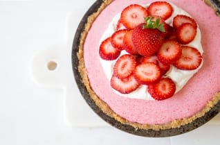 No-Churn helado de fresa (Pie)