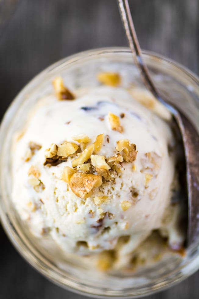 Helado de arce y nuez ~ &iexcl;esto es bueno! El