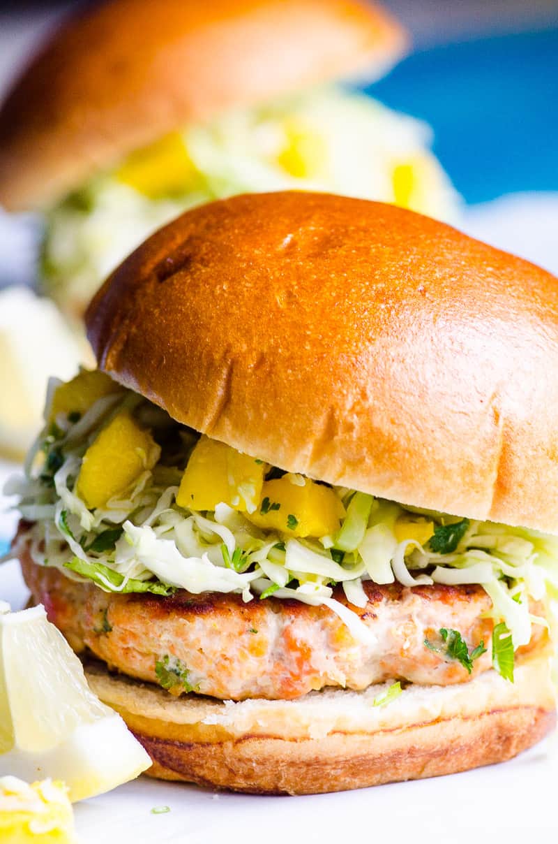 Hamburgers al salmone