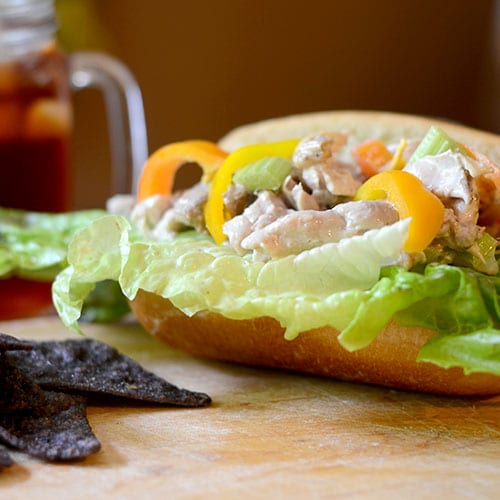 S&aacute;ndwich, pollo, Hellmann