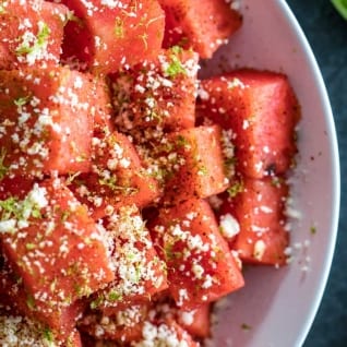 Ensalada de sandía mexicana fácil